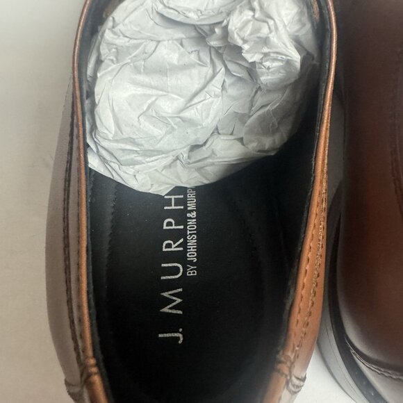 Johnston Murphy Mens Novick Cap Oxford Tan Size 10.5W main image 6